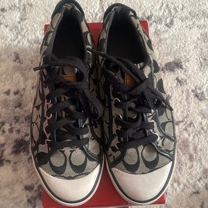 Coach sneakers, size 7 1/2